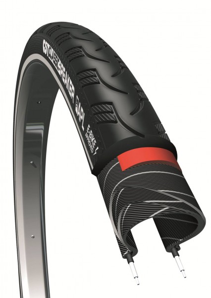 CST Fahrradreifen Classic Breaker 28 Zoll | ETRTO: 40-635 | Draht | schwarz Reflex | Fahrradmantel
