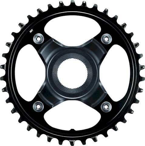 SHIMANO Kettenblatt SMCRE80 34 Zähne | schwarz | Lochkreis: 104 mm