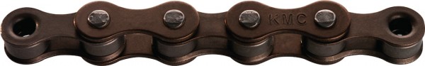 KMC Fahrrad Kette S1 Wide RB Kompatibilität: Nabenschaltung | SB-Verpackung | matt silber | 112 Glie
