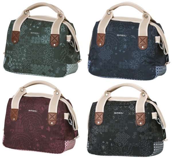 BASIL Lenkertasche Bohème City Bag Befestigung: BasEasy / Klickfix | wald grün