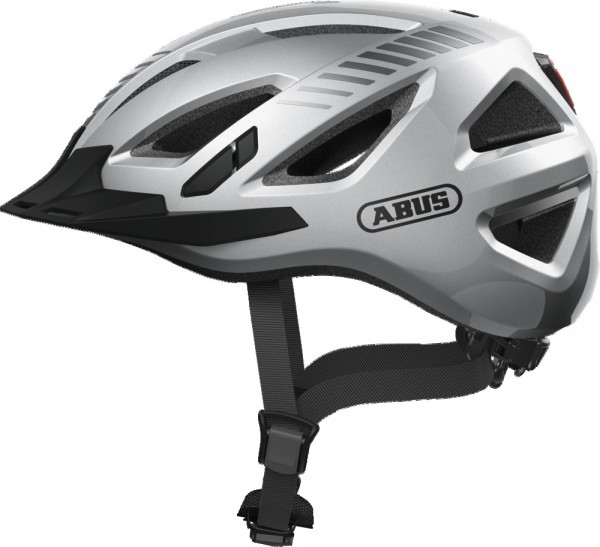 ABUS Fahrradhelm Fahrradhelm Urban-I 3.0 Signal silver M