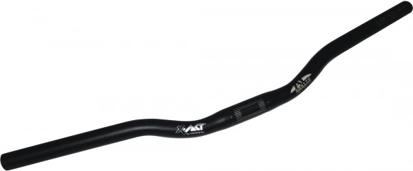 ERGOTEC MTB Lenker Riser Grifflänge: 180 mm | AL 6061 T6 | schwarz-matt | SB-Verpackung