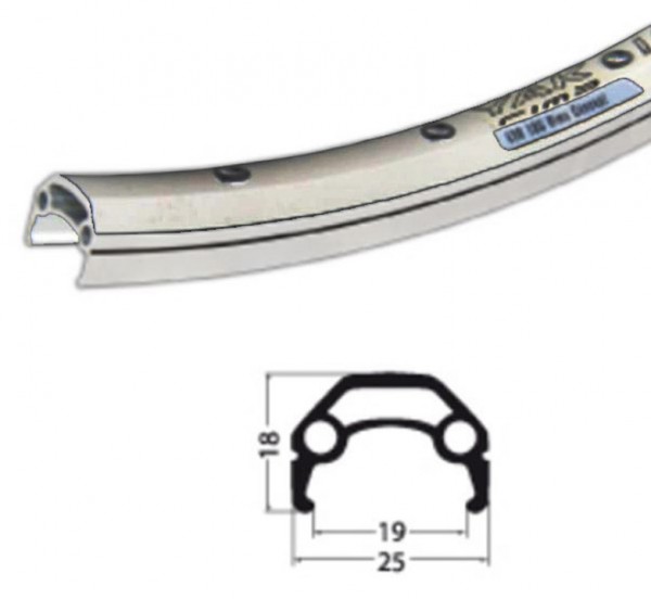 SCHÜRMANN Hinterrad 28" 622 x 19 | Nabe: Schraubkranz | Vollachse | Speichen: silber | Disc-Aufnahme