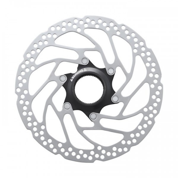 SHIMANO Bremsscheibe RTEM300 für STEPS Center Lock | Durchmesser: 180 mm | silber / schwarz