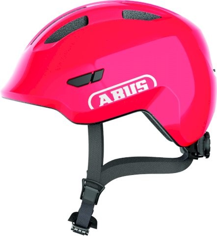 ABUS Kinderhelm Smiley 3.0 Größe: M | Kopfumfang: 50 - 55 cm | shiny red