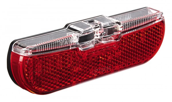 TRELOCK LED E-Bike Rücklicht Duo Flat Befestigung: Gepäckträger | Bolzenabstand: 50 mm