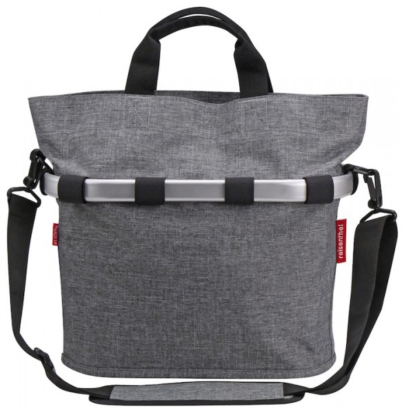 REISENTHEL Lenkertasche Oval S Befestigung: KlickFix | twist silver | Für Klickfix-Lenkeradaptersyst